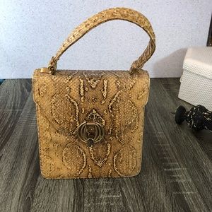 Vintage snake skin purse